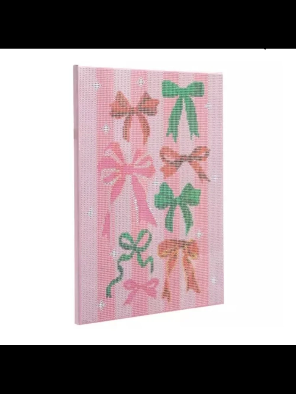 Pink Bow Diamond Painting Kit